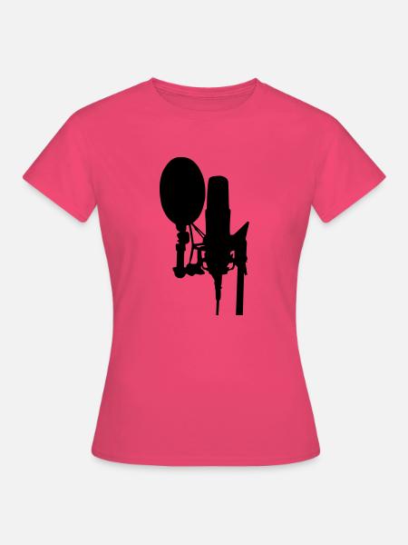 mikrofon design - Frauen T-Shirt - Azalea