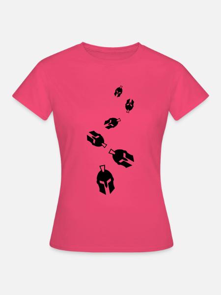 Spartaner Helm - Frauen T-Shirt - Azalea