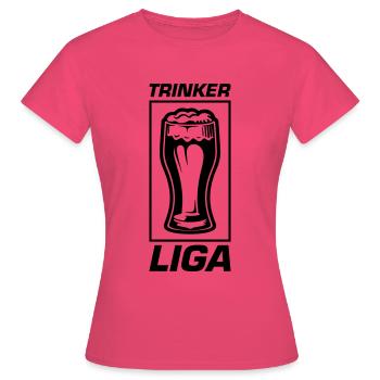 Trinker Liga - Frauen T-Shirt - Azalea - Vorne - AI Model Female 172 dark (172cm)