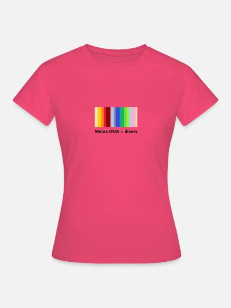Meine DNA = divers - Frauen T-Shirt - Azalea