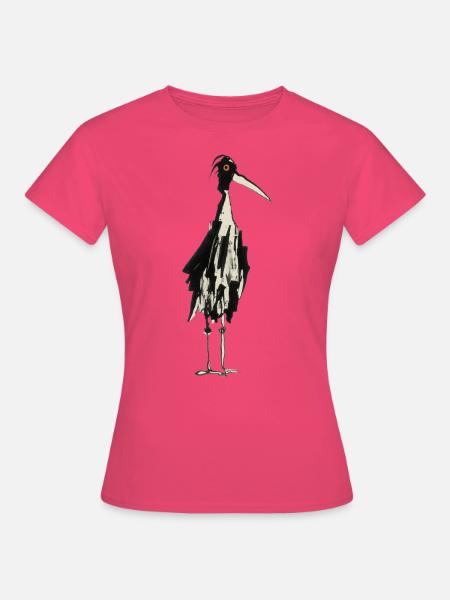 Storch - Frauen T-Shirt - Azalea