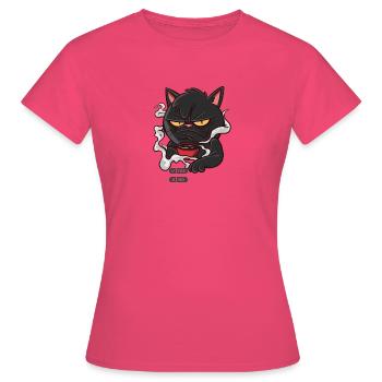 Verwirrte lustige Katze - Frauen T-Shirt - Azalea - Vorne - AI Model Female 172 dark (172cm)