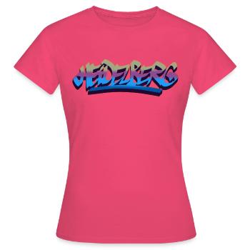 Heidelberg Graffiti Shirt Style streetart urban - Frauen T-Shirt - Azalea - Vorne - AI Model Female 172 dark (172cm)