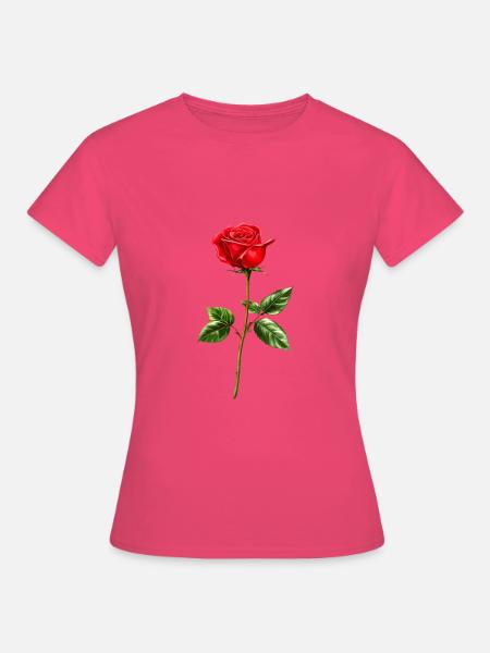 Rose Blume Liebe - Frauen T-Shirt - Azalea