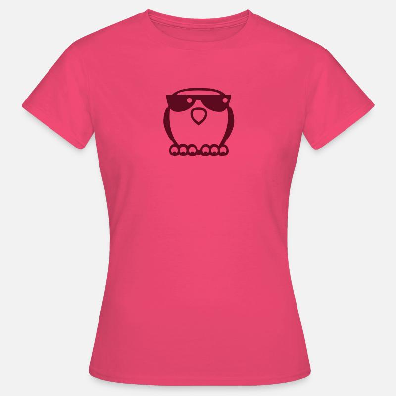 Coole Eule - Frauen T-Shirt - Azalea