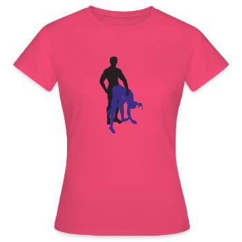Berühren Sie diese Zehen - Frauen T-Shirt - Azalea - Vorne - AI Model Female 172 dark (172cm)