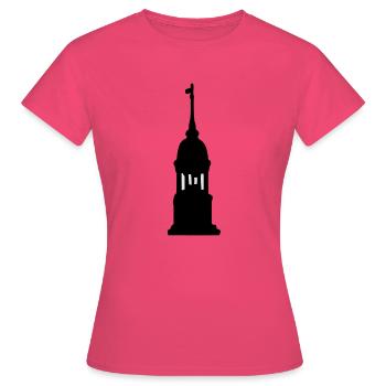 Hamburger Michel Hamburg - Frauen T-Shirt - Azalea - Vorne - AI Model Female 172 dark (172cm)