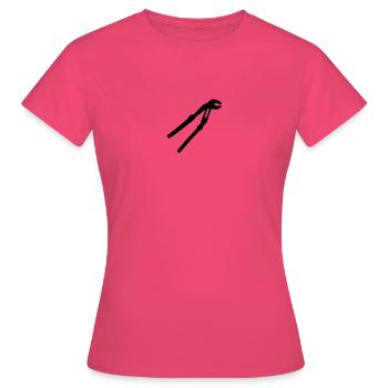 Zange - Frauen T-Shirt - Azalea - Vorne - AI Model Female 172 dark (172cm)