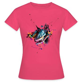 Urban Culture - Women's T-Shirt - azalea - Front - AI Model Female 172 dark (172cm)