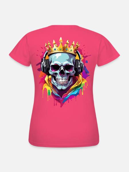Kopfhörer - Frauen T-Shirt - Azalea