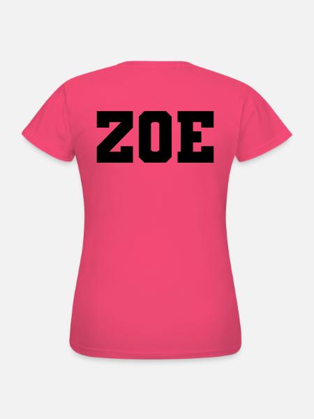 Name - Zoe - Frauen T-Shirt - Azalea