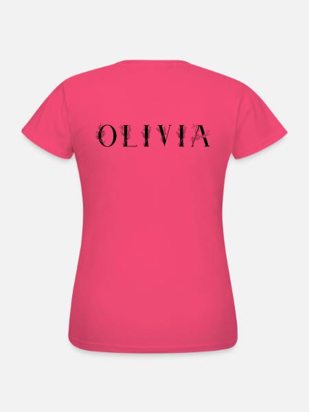 Name - Olivia - Frauen T-Shirt - Azalea