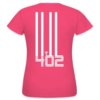 402 dunkel - Frauen T-Shirt - Azalea - Hinten - AI Model Female 172 dark (172cm)