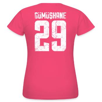 Gümüshane 29 Türkei Turkiye Geschenk Urlaub TR - Frauen T-Shirt - Azalea - Hinten - AI Model Female 172 dark (172cm)