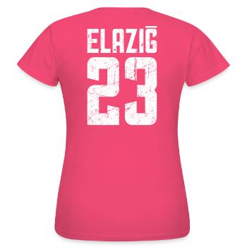 Elazig 23 Turkey Turkiye Gift Holiday TR Turk - Women's T-Shirt - azalea - Back - AI Model Female 172 dark (172cm)