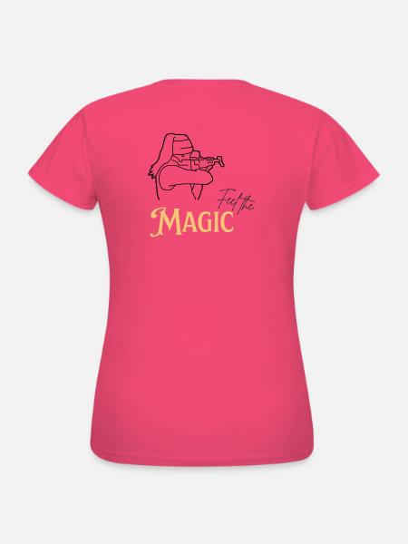 Feel the Magic - Biathlon - Frauen T-Shirt - Azalea