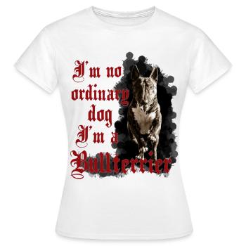 Running Bull Terrier - Women's T-Shirt - white - Front - AI Model Female 172 dark (172cm)