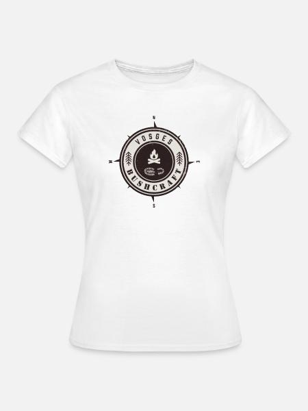 Bushcraft Vosges - Frauen T-Shirt - Weiß