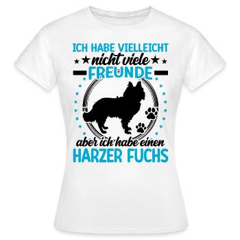 Harzer Fuchs is my friend Old German Herding Dog - Women's T-Shirt - white - Front - AI Model Female 172 dark (172cm)