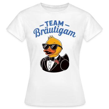 team Braeutigam - Frauen T-Shirt - Weiß - Vorne - AI Model Female 172 dark (172cm)