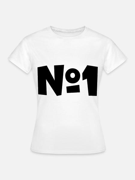 Erster Platz Nummer Eins Nummerierung - Frauen T-Shirt - Weiß