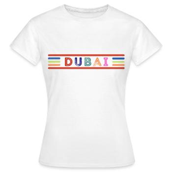 Dubai - T-shirt Femme - blanc - Devant - AI Model Female 172 dark (172cm)