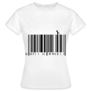 The archer - Women's T-Shirt - white - Front - AI Model Female 172 dark (172cm)