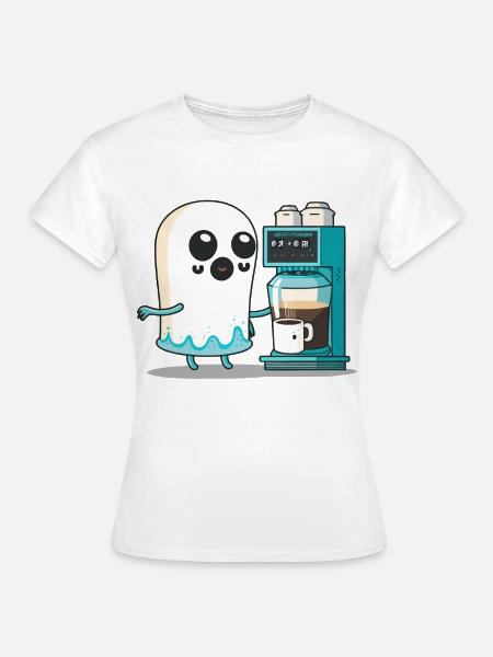 Koffein-Geist - Frauen T-Shirt - Weiß