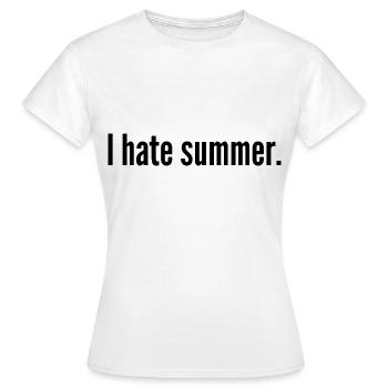 Je suis un bon. - T-shirt Femme - blanc - Devant - AI Model Female 172 dark (172cm)