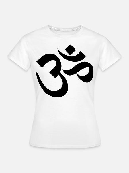 Om Ornament - Frauen T-Shirt - Weiß