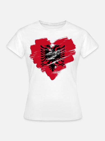Albanien - Frauen T-Shirt - Weiß