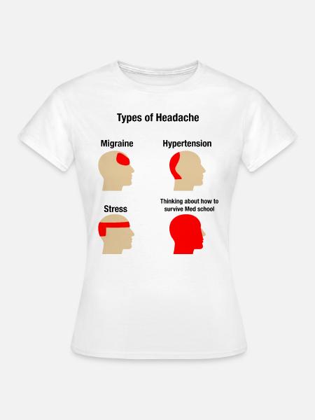Études de médecine Étudiant en médecine Médecin - T-shirt Femme - blanc