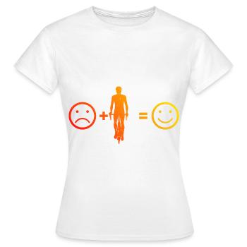 Cycling Cycling Ladies Cycling Cycling - Women's T-Shirt - white - Front - AI Model Female 172 dark (172cm)