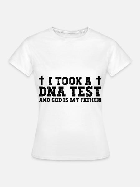 Gott Christ Christlicher Spruch - Frauen T-Shirt - Weiß