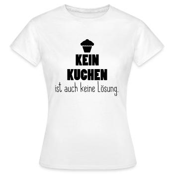 Torte Kuchen Gebäck Nachtisch Süßigkeiten Geschenk - Frauen T-Shirt - Weiß - Vorne - AI Model Female 172 dark (172cm)