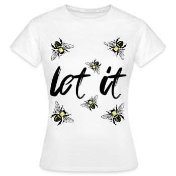 laisse faire - T-shirt Femme - blanc - Devant - AI Model Female 172 dark (172cm)