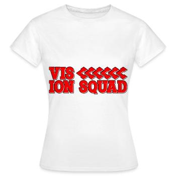 Escouade Vision 5 - T-shirt Femme - blanc - Devant - AI Model Female 172 dark (172cm)