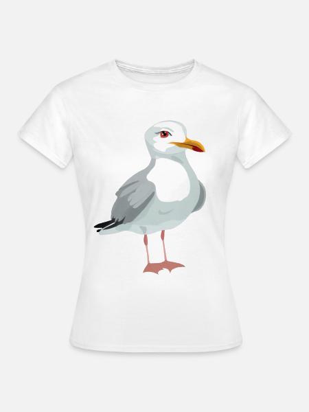 Möwe - Frauen T-Shirt - Weiß