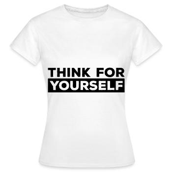 Athéisme - T-shirt Femme - blanc - Devant - AI Model Female 172 dark (172cm)