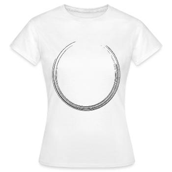 Cercle - T-shirt Femme - blanc - Devant - AI Model Female 172 dark (172cm)