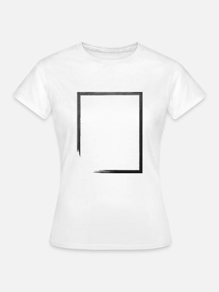 Rechteck - Frauen T-Shirt - Weiß