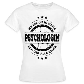 Psychologin Geburtstag Psychologie Geschenk - Frauen T-Shirt - Weiß - Vorne - AI Model Female 172 dark (172cm)