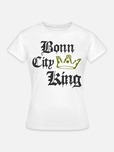 Bonn City King - Frauen T-Shirt - Weiß