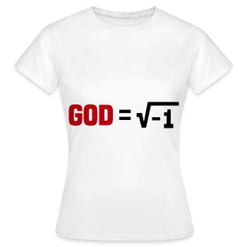 Athéisme - T-shirt Femme - blanc - Devant - AI Model Female 172 dark (172cm)