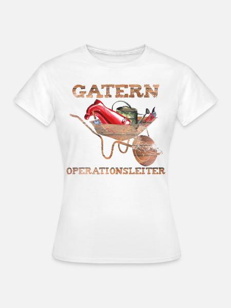 Garten Operationsleiter Geschenk Mutter Vater - Frauen T-Shirt - Weiß