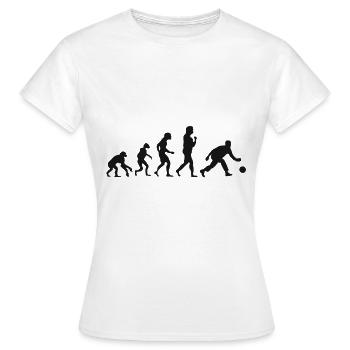 Kegel Evolution Bowling Evolution - T-shirt Femme - blanc - Devant - AI Model Female 172 dark (172cm)