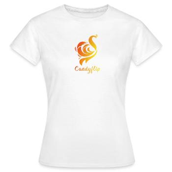 Candyflip Peacock (Emma & Alice) - Women's T-Shirt - white - Front - AI Model Female 172 dark (172cm)