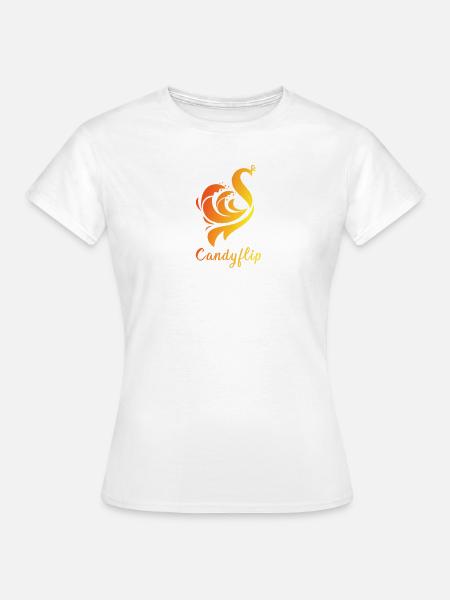 Candyflip Pfau (Emma & Alice) - Frauen T-Shirt - Weiß