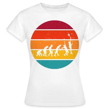 Paddle Racket Paddle Tennis Paddle Paddeltennis - Women's T-Shirt - white - Front - AI Model Female 172 dark (172cm)