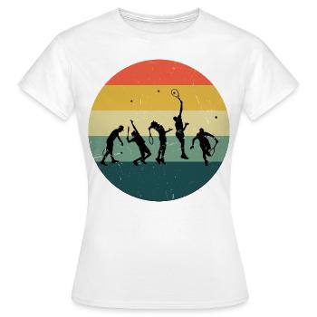 Tennis Tennis Dames Tennis Tennis Jeux de tennis - T-shirt Femme - blanc - Devant - AI Model Female 172 dark (172cm)